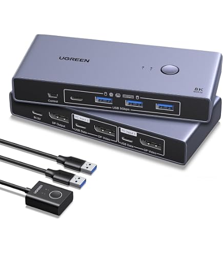 Amazon.co.jp: ConnectPRO 2ポート UR-12 USB/VGA KVM フルタイムDDC