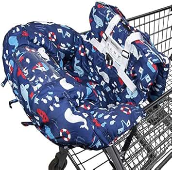 shopping cart cover with phone holder