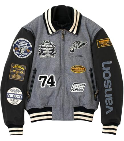 Amazon | VANSON(バンソン) コットンジャケット BEIGE L VS15105S