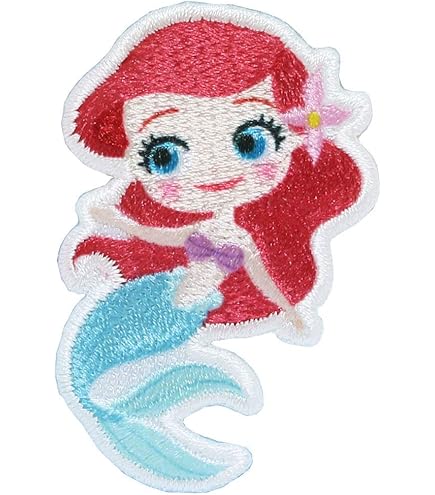 Amazon.co.jp: リトル・マーメイド フランダー/ミニワッペン