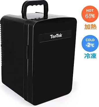 TepTek 冷蔵庫 小型 10L 車載 冷蔵庫 -2°C~60°C 冷温庫 ミニ冷蔵庫