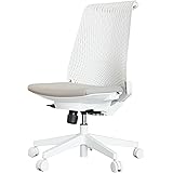 イトーキ サリダ YL6 サンドベージュ オフィスチェア【ホワイトフレームモデル/通気性・メッシュ形状のハイバック/こだわりの座面/シンクロロッキング / 360度回転 / 85mm座面上下昇降 / イトーキ品質 / 3年保証 / お客様組立品】 ゲ