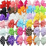 HBF 30点セット ベビー ヘアアクセサリー ヘアクリップ ヘアピン 髪飾り 髪留め かわいい 蝶結び リボン キッズ 子供 誕生日 飾り パーティ 記念日
