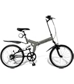 AIJYUカーキ 20インチ 折りたたみ自転車AJ-0201 41uxyScITEL._SS200_.jpg