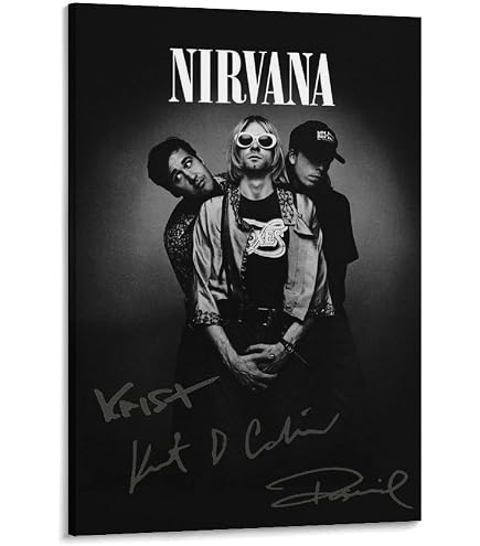 Amazon.co.jp: ニルヴァーナ ロックバンド カート・コバーンのポスター