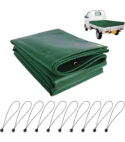 Amazon.co.jp: KIKAIYA トラックシート 2.1×2.7m 2号 ゴムバンド2本
