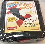 Cuddly Buddies Dragon Footie Throw Blanket