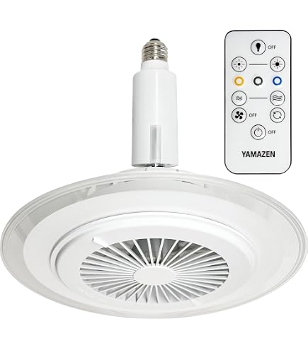 Amazon | 大光電機(DAIKO)LEDシーリングファン LED電球4.2W(E17)×3灯
