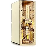 Fsolis 組み立てるブックエンド 本棚のミニチュアドールハウス レトロな西洋建築風(BS01) ミニチュアドールハウス