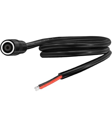 Amazon.co.jp: DC8020コネクターピグテールケーブル DC 8.0mm x 2.0mm