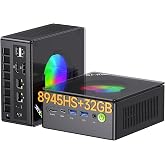 GMKtec NucBox K11 ミニpc AMD Ryzen9 8945HS 8コア/16スレッド5.2GHz DDR5 32GB+1TB PCIe 4.0 M.2 2280 AMD Radeon 780M小型pc Oculink/デュアル2.5
