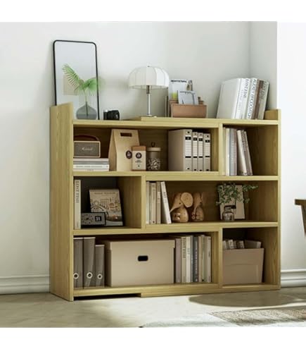 Amazon｜伸縮ラック オープンシェルフ 本棚 [幅80-158cm 角度調節