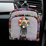 Zhhlaixing 車の収納ボックス National Wind Car Supplies Multifunctional Car Air Outlet Pocket Mobile Phone Au