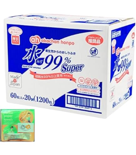 Amazon.co.jp: アカチャンホンポ 水99％SP おしりふき 90枚×24個 90
