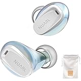 NUARL mini3 (オーロラホワイト) 専用ポーチ付き 完全 ワイヤレス イヤホンノイズキャンセリング (iPhone/Android 対応) 連続8時間再生 (最大32時間) Bluetooth 5.2 Class2 IPX4耐水 外音取込 