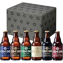 Amazon.co.jp: COEDO クラフトビール バラエティセット (瓶 333ml 6種