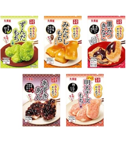 Amazon.co.jp: 丸美屋食品工業 おもち亭 おもちとからめて! 明太チーズ