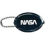[NASA] 公認(アメリカ航空宇宙局) 小銭入れ（コインケース）・Quikoin(クイコイン)・ワーム・ロゴタイプ・ブラック