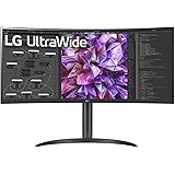 LG 34WQ75C - 34 inch Curved UltraWide QHD (3440x1440) Monitor with IPS Display sRGB 99 Percent (Typ.), HDR 10, USB Type-C, LA