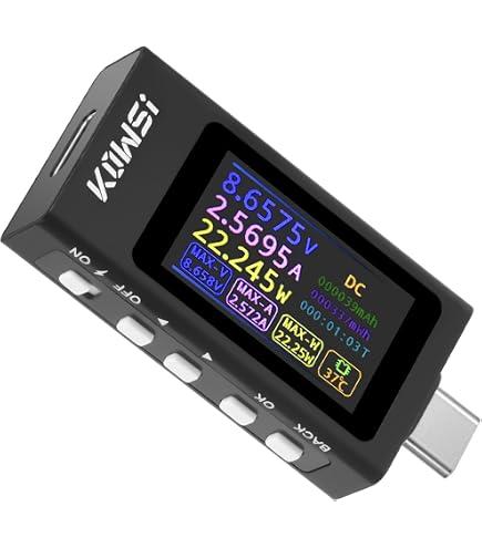 Amazon.co.jp: FNB-C2 ポータブル Type-C 急速充電測定 PD3.1 QC5.0