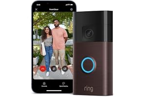Ring Battery Video Doorbell | DIY Wireless Video Doorbell Camera with Head-To-Toe View, HD Video, With Built-in Battery | Easy to install (5min) | 30-day free trial of Ring Protect plan