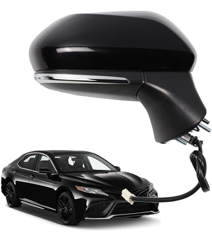 Side Mirror for 2018-2024 TOYOTA CAMRY LE with Power Non-Heated Passenger Side