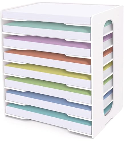 Thenshop 6 Pcs Scrapbook Paper Storage 12 X 12 Paper Storage Organizer - View #8