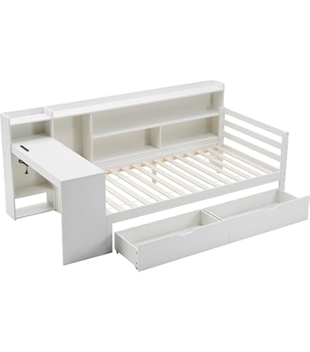 Amazon｜IKEA SMÅSTAD ロフトベッドフレーム デスク&収納付き 90x200cm