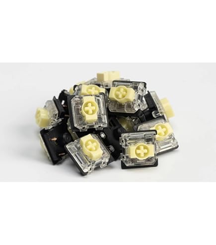 Amazon.co.jp: Keychron Milk POM ロープロファイルバナナスイッチ 110