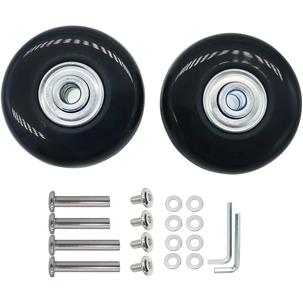 新品　リモワ　ホイール　タイヤ　キャスター　50mm リモワ純正50mm双輪キャスター1個 M4×25mmネジ仕様 rimowaロゴ