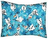 SheetWorld Crib / Toddler Baby Pillow Case - Flannel Pillow Case - Olaf - Made In USA by sheetworld