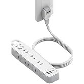 延長コード 2m 電源タップ usb たこあしコンセント 9個AC口 2個USB-A 1個USB-C エムサイン mscien テーブルタップ 一括スイッチ 壁掛け 卓上 スイングプラグ 雷ガード 電源コード OA タコ足配線 マルチ おしゃれ