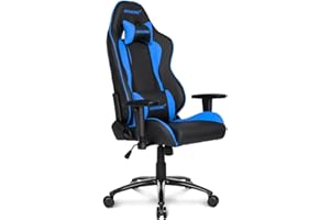 AKRacing ゲーミングチェア デスクチェア ブルー 青 Nitro V2 高耐久PUレザー 180度リクライニング 在宅 リモート 5年保証