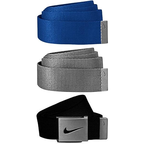 | Nike 3イン1 ブラック&frasl;ミント&frasl;ネイビー ゴルフウェブベルト