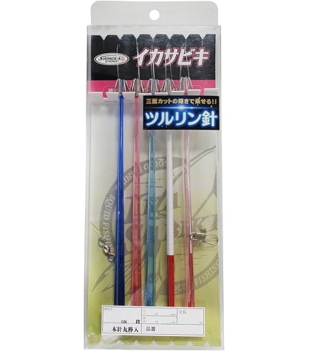 Amazon | 下田漁具 イカサビキ ツルリン針 18cm 仕掛け 丸棒ガス