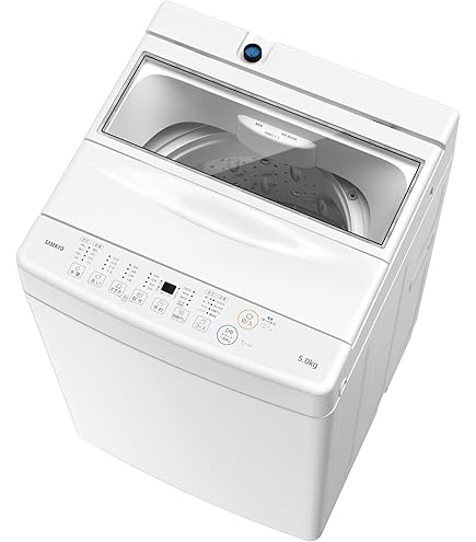 Amazon | AQW-GS50G-W(ホワイト) 全自動洗濯機 上開き 洗濯5kg | Aqua