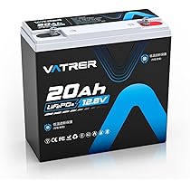 Amazon.co.jp: VATRER POWER LiFePO4 12.8V 20Ah リン酸鉄リチウム