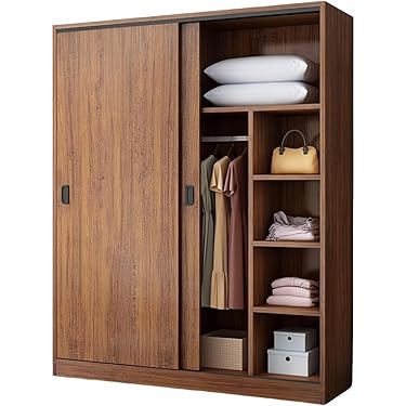 美品❗️直接引取り大歓迎　ワードローブ　上下分割式 4B27WF-ZJ33 オカムラ レクトライン 木目 ワードローブ 高さ