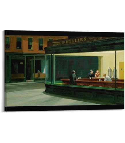 Amazon.co.jp: ポスター エドワード ホッパー ナイトホークス