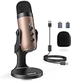 Amazon.co.jp: ZealSound USB マイク コンデンサーマイク 配信用マイク