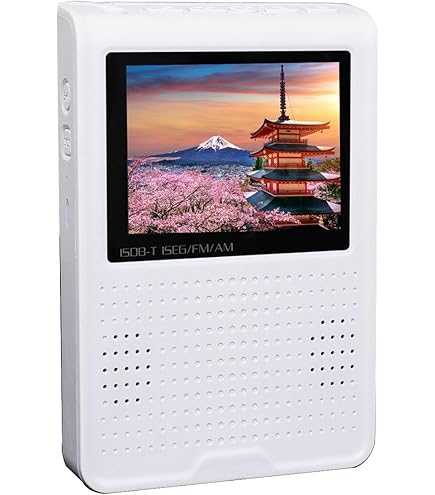 Amazon.co.jp: 2.8インチ 多機能ポータブルテレビ ワンセグテレビ FM