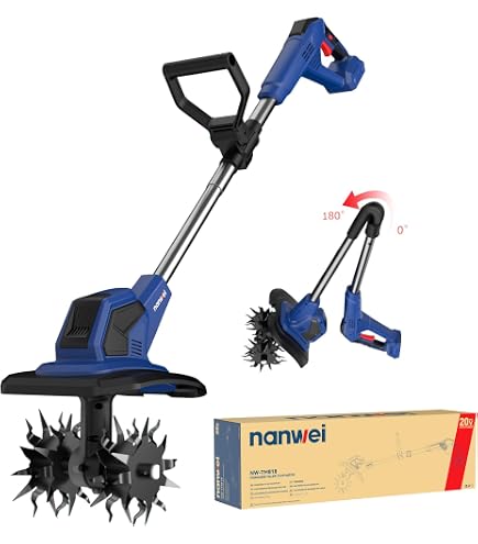 Amazon | 電動耕運機 充電式 ミニ耕うん機 小型 家庭用 マキタ18V