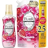 【まとめ買い】フレアフレグランス 柔軟剤 フローラル&スウィート 本体 540ml + 詰め替え 1000ml