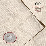 ドロップ布TarpアートSupplies – melca – Be Confident You Have theキャンバスYou Need – 6 x 9 Finishedサイズ、縫い目のみon th