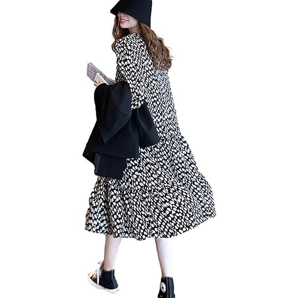 Amazon.co.jp: [かぐれ] 『2サイズ展開』ドット2WAYワンピース BLACK 1