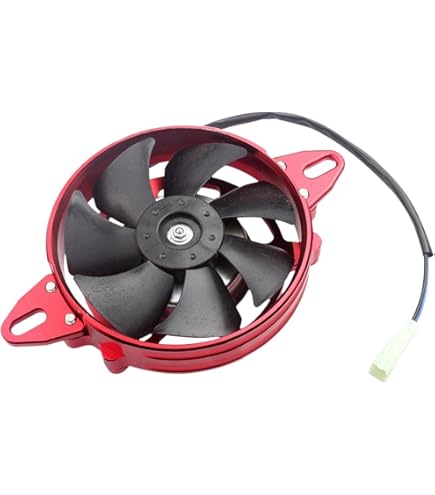 Amazon | 新しいバイク用 6インチ 冷却ファン 高性能 12V スリム 電動