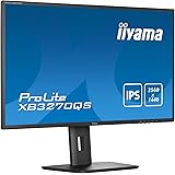 マウスコンピューター iiyama モニター ディスプレイ 31.5インチ WQHD 2560×1440 IPS方式 高さ調整 角度調整 HDMI DisplayPort DVI-D 全ケーブル付 3年保証 国内サポート XB3270QS-B5