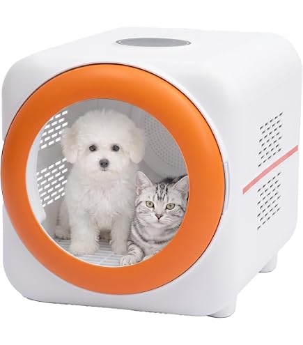 Amazon.co.jp: Kavano ペットドライルーム 72L 大容量 360°全方位送風