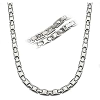 Amazon | [HAQI] レディース ゲルマニウムネックレス ステンレス鋼