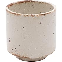 Amazon｜美濃焼 錆志野 切立 ぐい呑み おちょこ 盃 直径約5cm